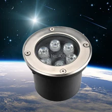 10 шт./лот 5X1Watt светодиодный подземный/подземный свет потока IP65 освещенный светодиодная уличная лампа задние габаритные огни 12В или 24В или AC85-265V