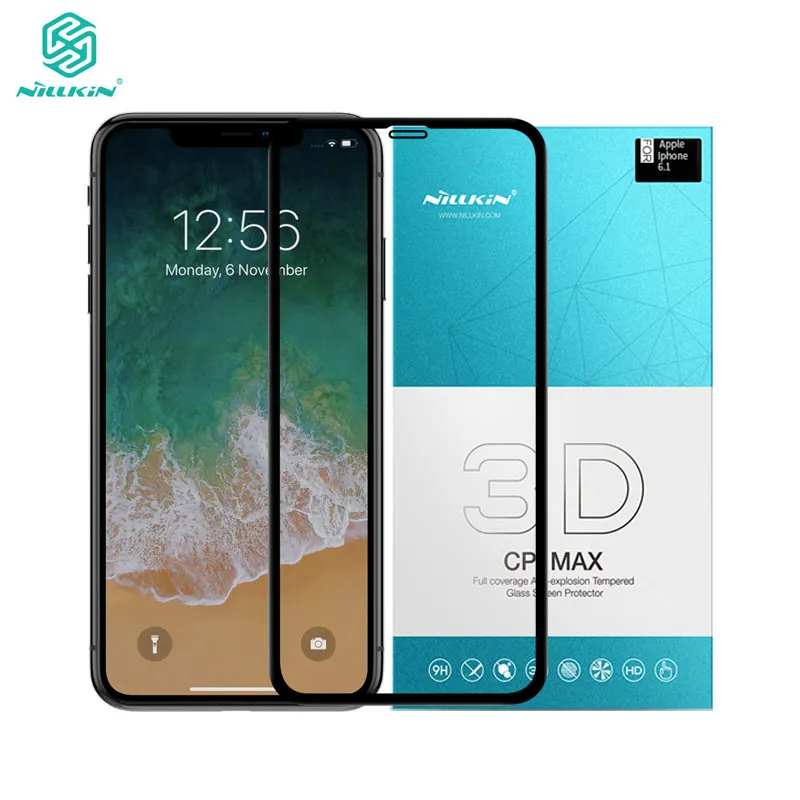  Nillkin Screen Protector sFor iPhone XR Glas 3D CP + Max Volle Abdeckung Gehärtetem Glas Für iPhone