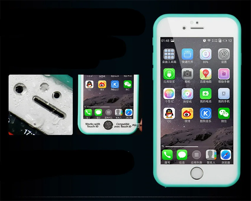 Waterproof Phone Case For iPhone  (5)