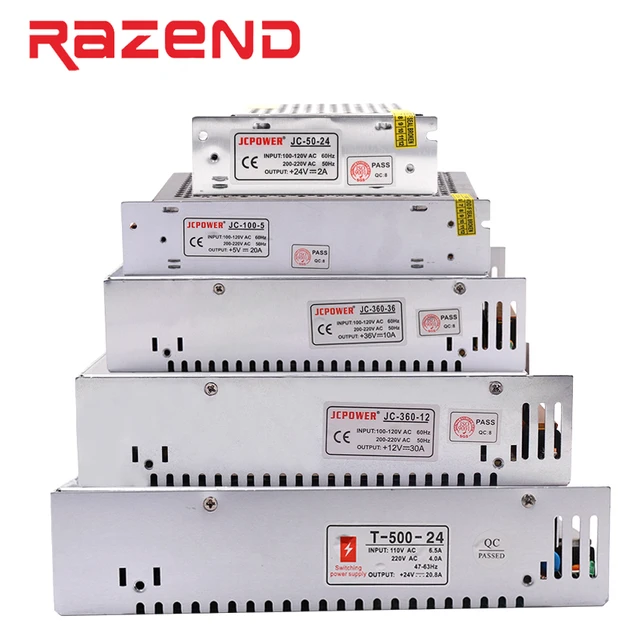 Input 100 240V 50 60hz Switching Power Supply Output 5V 20A 100W