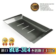 VIBORG Deluxe 420x240x30 мм SUS304 нержавеющая сталь без свинца кухонная раковина полоскание дуршлаг стойка фильтр