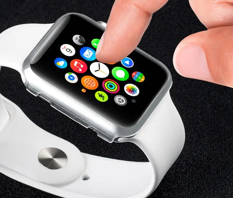 Для Apple Watch Series SE 6 4 5 для 40 мм 44 Роскошный прозрачный ультратонкий твердый