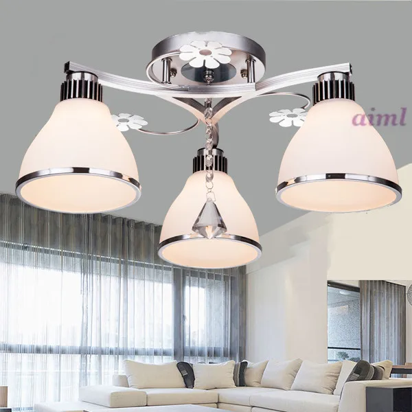 

LED modern minimalist crystal pendant creative romantic lamps