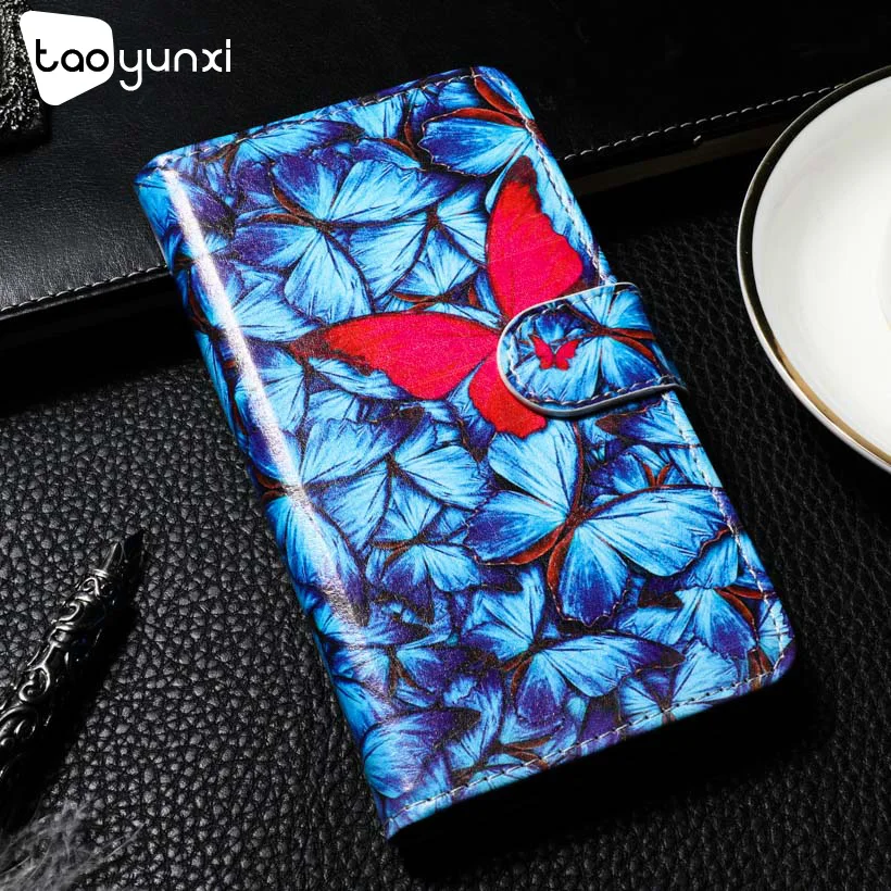

TAOYUNXI PU Leather Case For UMIDIGI F1 Play Case Flip Wallet Painted Cases For UMIDIGI F1 UMI DIGI F1 Cover Coque Flower Animal