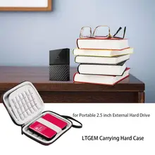 LTGEM Жесткий Чехол, совместимый с Western Digital WD Elements My Passport, Seagate Expansion Seagate Backup Plus Slim 1 ТБ 2 ТБ 3 ТБ 4 ТБ