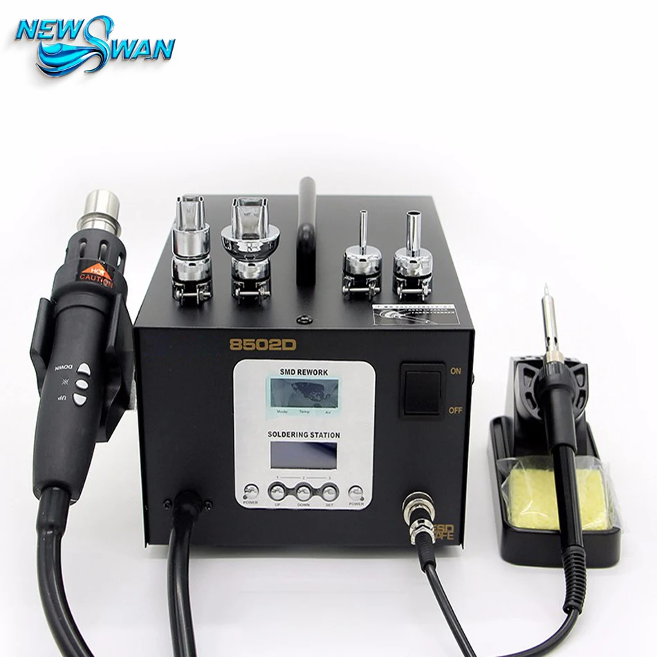 

AT8502D Lead Free Soldering Station SMD Rework Station Advanced Hot Air Soldering Station