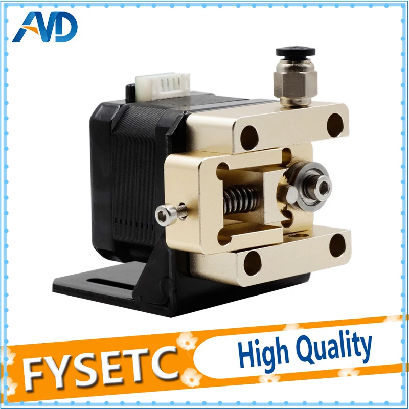 

1 Set Bulldog Metal Bowden Extruder Remote Gold Color 1.75 mm Bracket For NEMA 17 Stepper Motor Prusa i3 3D Printer