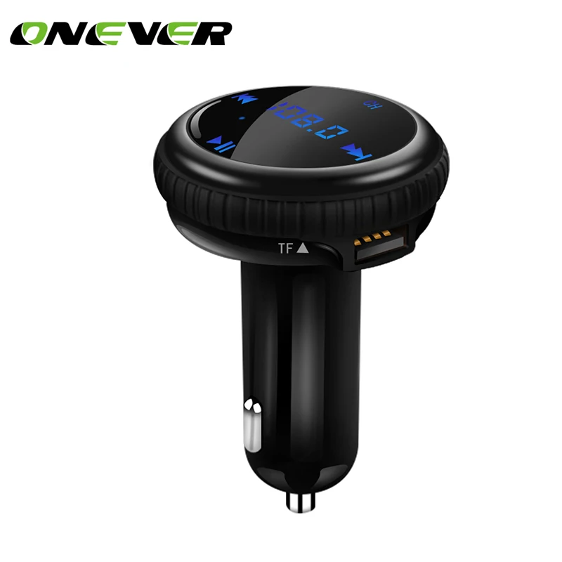 ONEVER bt69 Bluetooth гарнитура для авто плеер fm передатчик модулятор с APP автомобильный