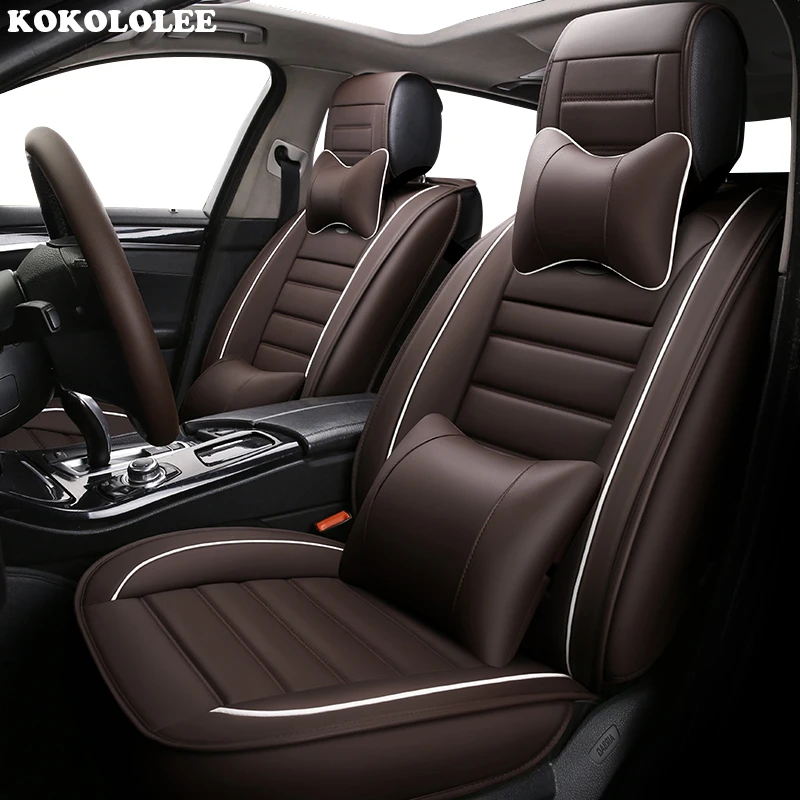 KOKOLOLEE auto PU leather car seat cover anti slip car seat cushion for Suzuki Jimny Grand