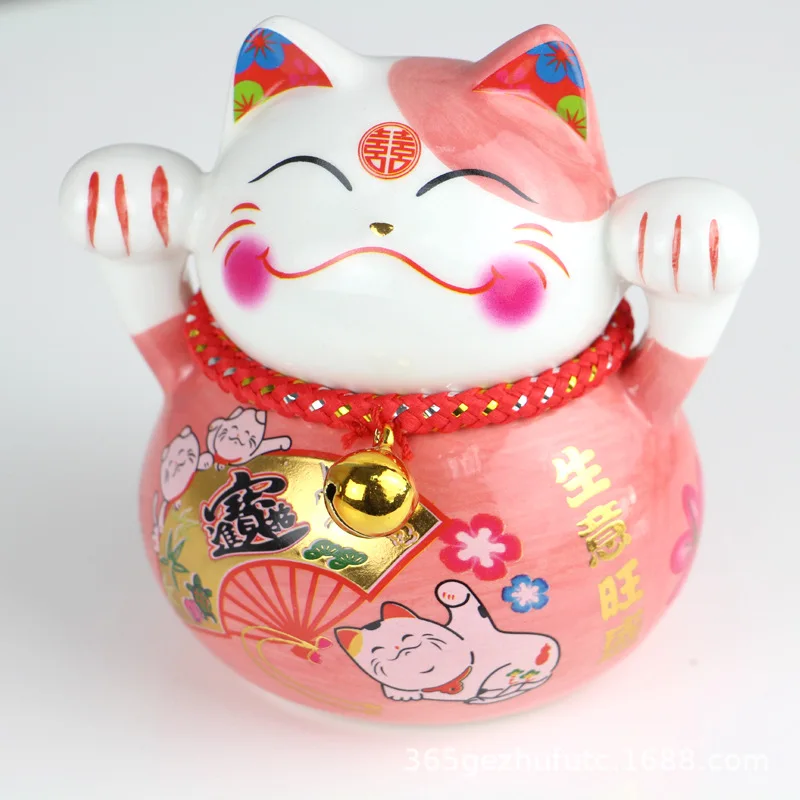 Японская керамика lucky cat магазин для хранения денег Счастливое украшение