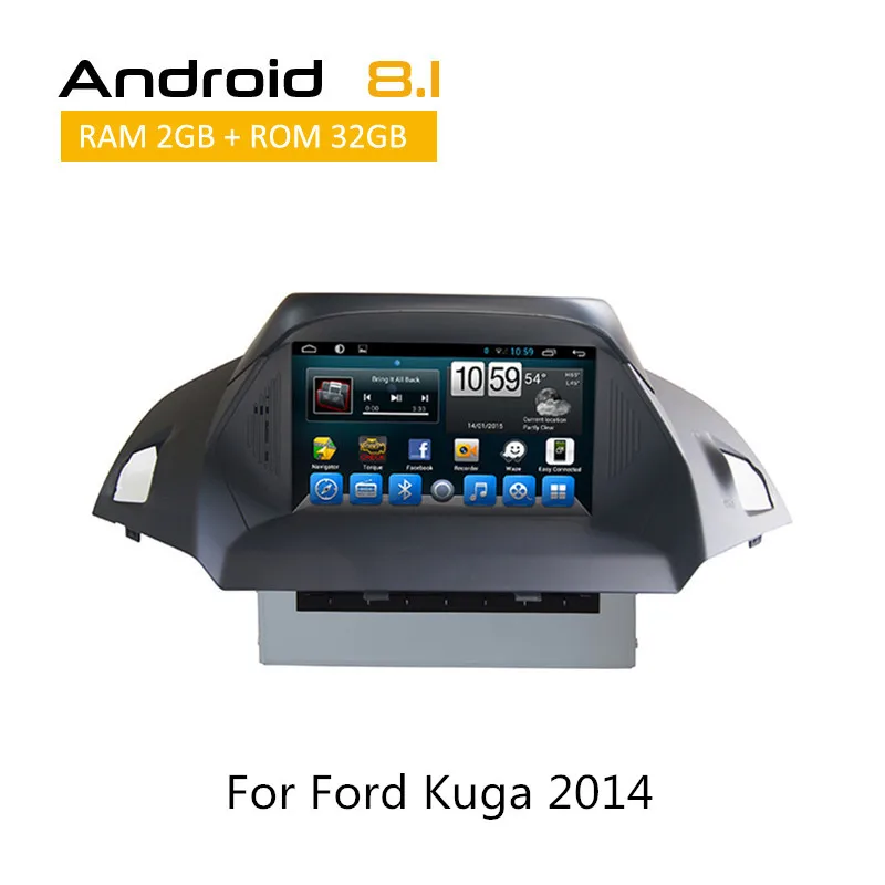 

For Ford Kuga 2014 (European version / Russian) Android 8.1 Octa Core Car PC Entertainment System with TPMS SWC MP3 Mp4 Player