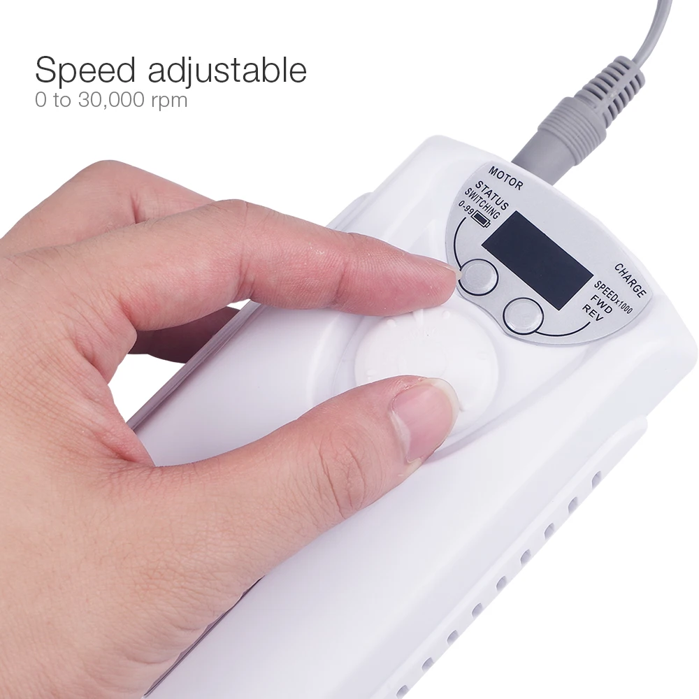  30000RPM Rechargeable Portable Nail Drill Manicure Machine Pedicure Electric Cutter for Manicure Dr