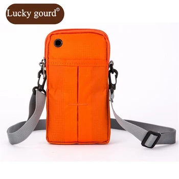 

OURCIAO Fashion New Waterproof Nylon Mobile Phone Pocket Wrist Men and Women Multifunctional Bag Casual Arm Package Z903