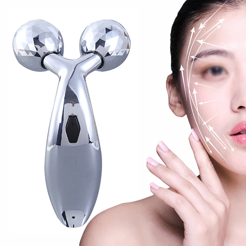 3D Roller Ball Face Massage Body Eye Face Massager Face lift Tightness ...