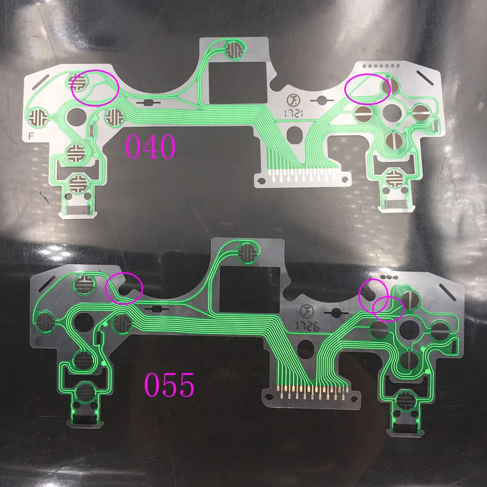 60 шт. Кнопка мембранная схема JDS-040 055 ленточная печатная плата для Dualshock 4 пленка Pad для Playstation 4 PS4 контроллер