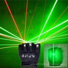 Disco Laser Gloves With Led Green Palm Light 2 Pcs Red+1Pcs Green Lasers For DJ Bar Club Party Stage Show Laserman Show Gloves