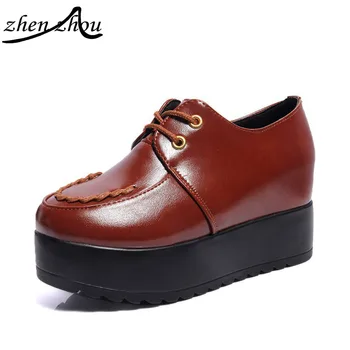 

zhen zhou 2018Free shippingzapatos mujerThe newIn the spring and autumnSingle shoesThe increasedSponge han edition