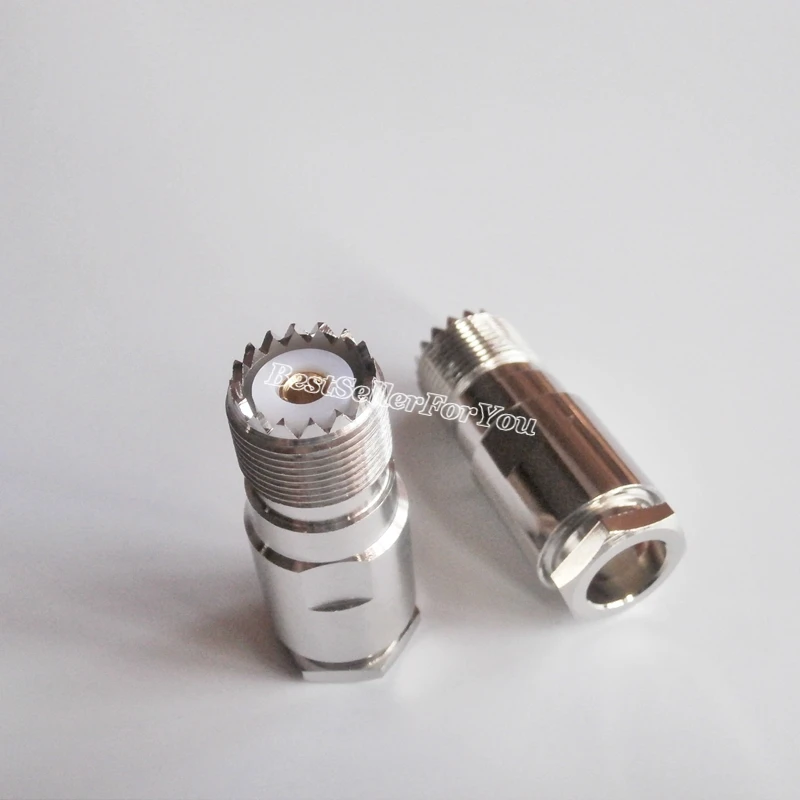 1 шт. СВЧ гнездо SO239 SO 239 зажим для RG8 RG213 RG165 LMR400 кабель RF разъем|clamp connector|clamps forclamping