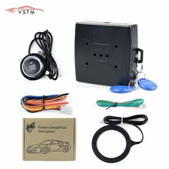 

2019 Newest Auto Car Alarm Car Engine Push Start Button RFID Lock Ignition Starter Keyless Entry Start Stop Immobilizer Anti-the