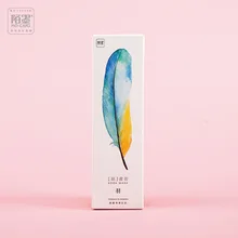 30 шт./партия милые Креативные красочные перьевые бумажные закладки канцелярские закладки Подставка для книг офисные аксессуары Школьные принадлежности