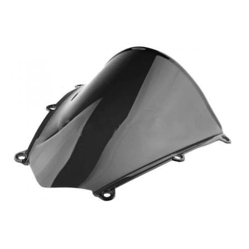 Черный прозрачный синий Double bubble ветрового стекла для Honda CBR600RR 2007-2012 2008 2009 2010 2011 F5 литья под давлением клобук ABS лобового - Цвет: WF5070001
