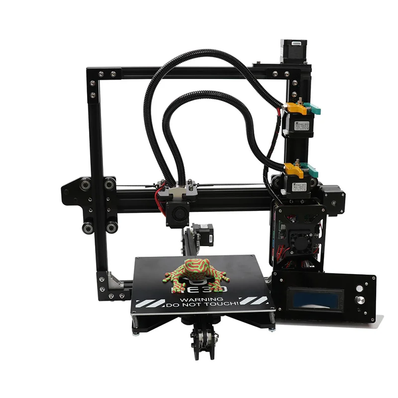 HE3D EI3 полностью металлический экструдер diy 3D принтер с автоматическим уровнем, Быстрое нагревание кровати до 110 градусов, два рулона нити для подарка