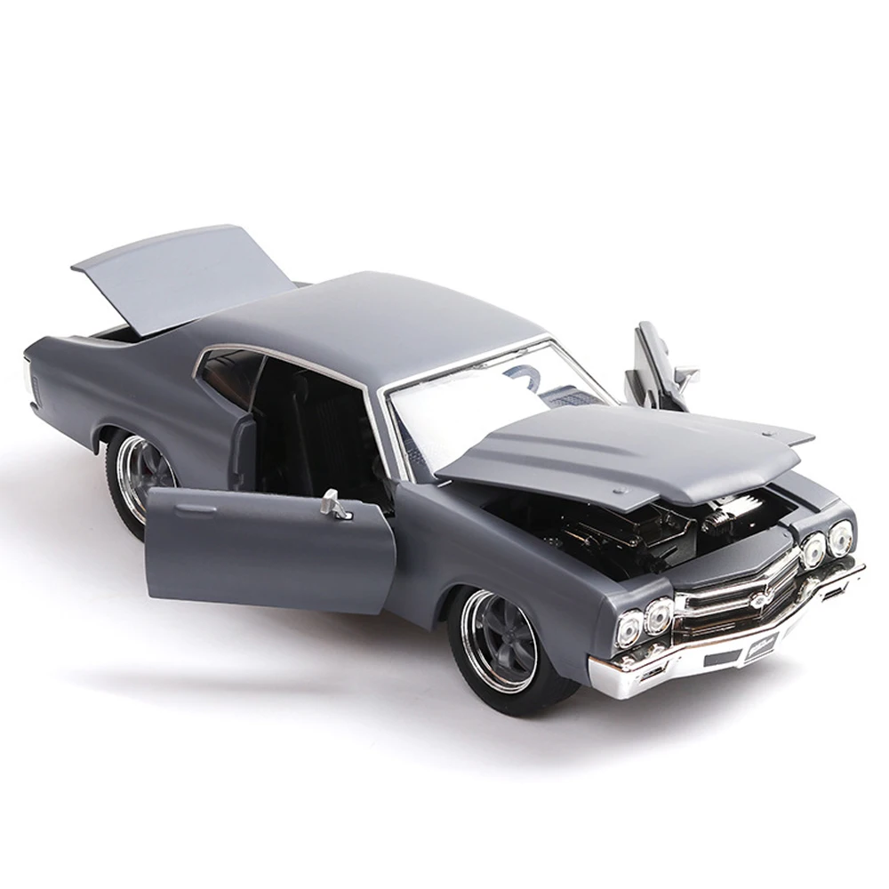 1:24 Chevrolet Chevelle ss машина Diecasts игрушечный транспорт горячее колесо модель автомобиля с автомобилем горячее колесо двери можно открыть игрушку