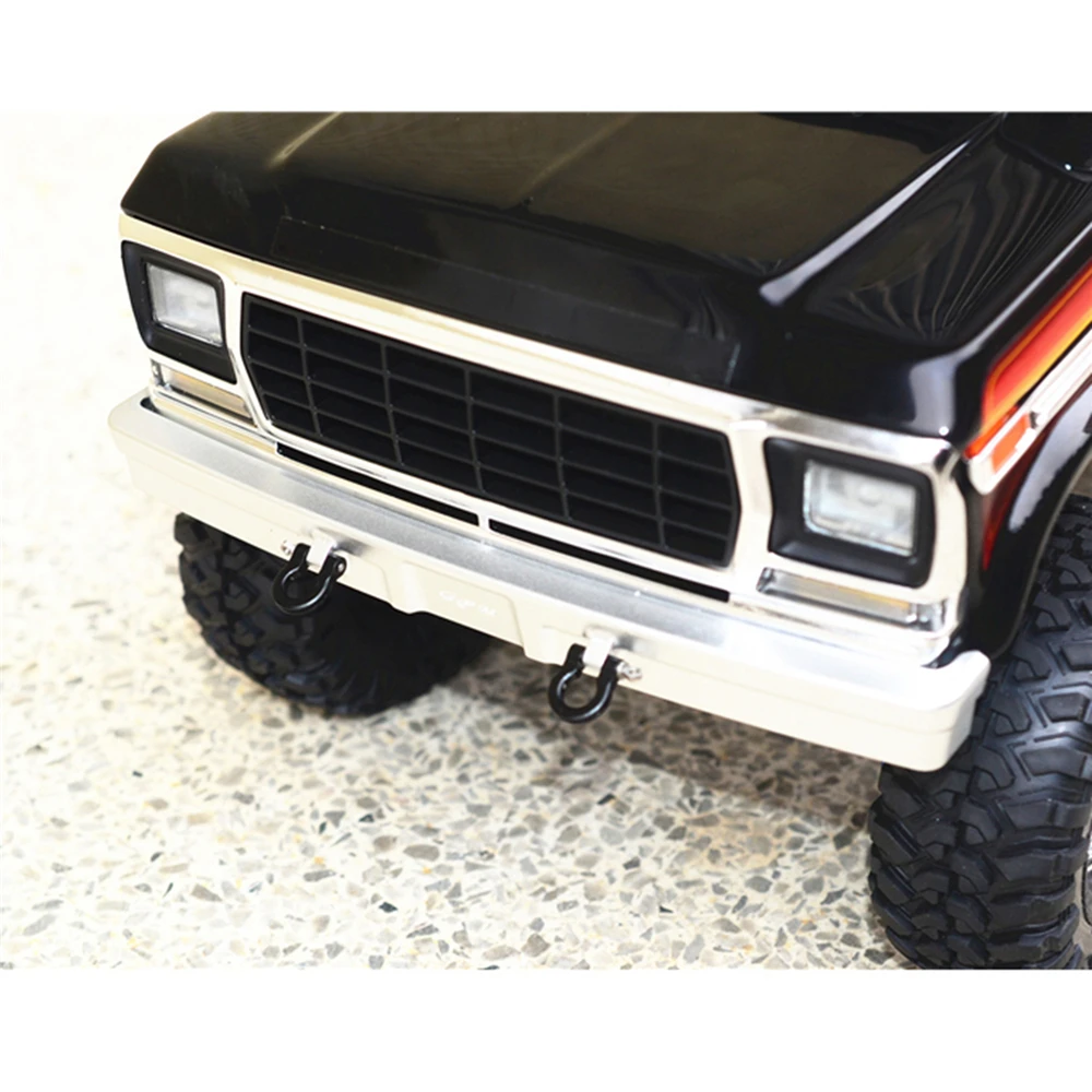 Комплект металлических переднихзадних бамперов для Traxxas TRX4 Ford Bronco 110, детали для автомобиля с дистанционным управлением, задний бампер с U-образным крючком, комплект аксессуаров (art.: 7aef3c5ce) - 7aef3c5ce