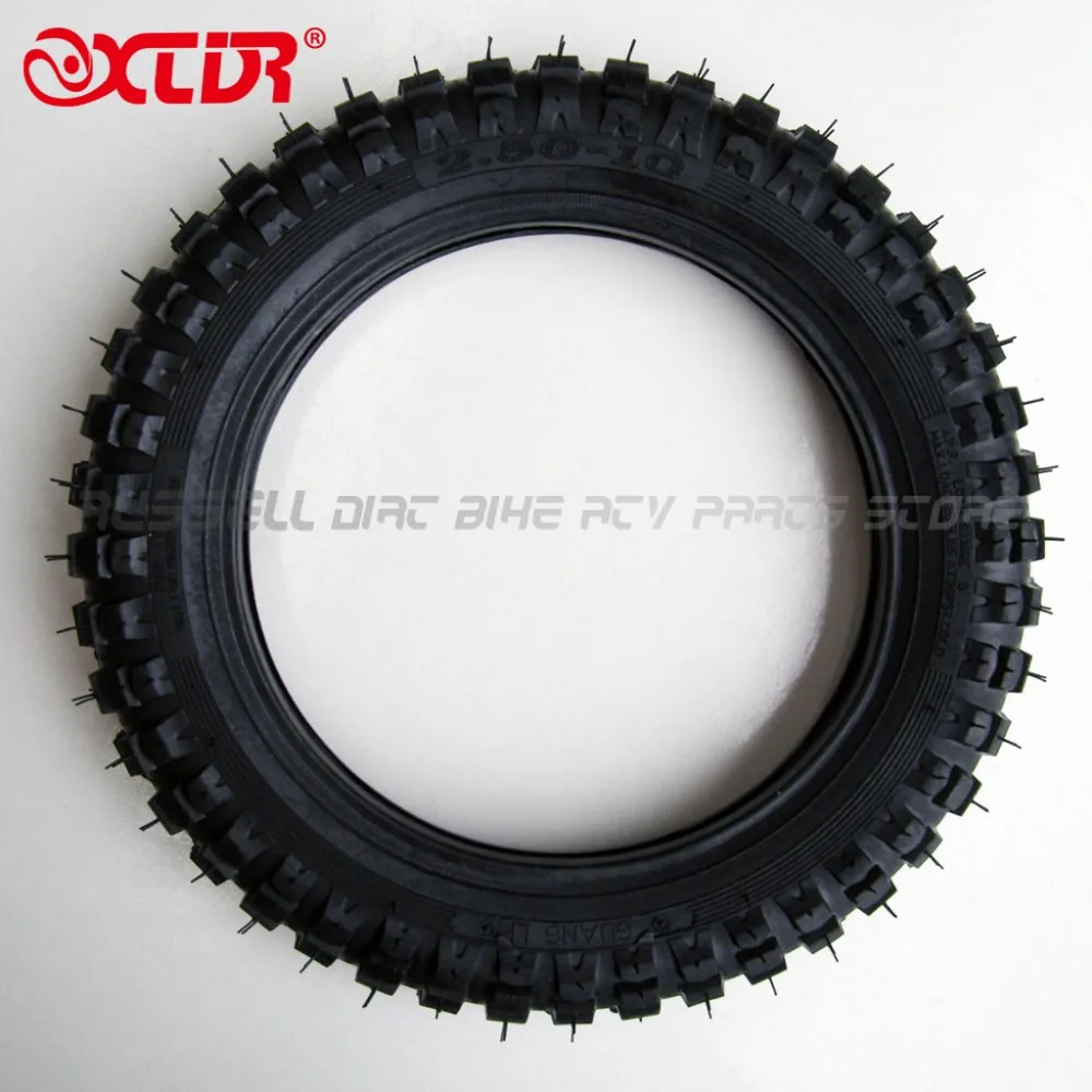 

2.50-10" Inch Front Knobby Tyre Tire + Tube PIT Trail For Dirt Kids PW50 Bike
