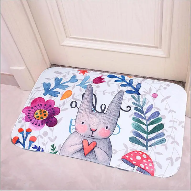 Buy Easter Bunny Rabbit Non Slip Doormat Bath Carpet