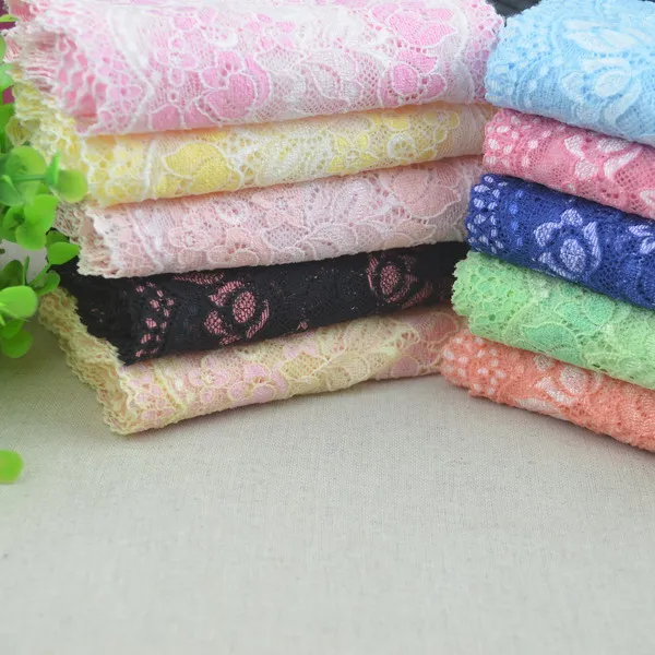 3M/Lot Width 13cm off Colorful embroidered lace fabrics Women's clothing diy trim For Dress HB07 | Дом и сад