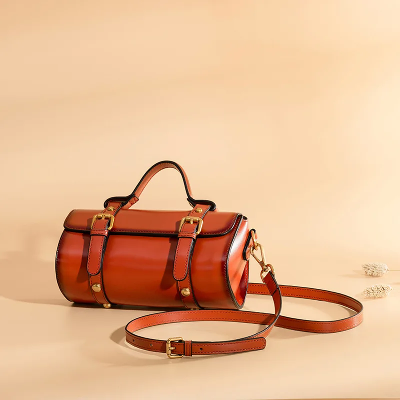 

2018 New Arrival Retro Leisure Women's Messenger bags Brand Designer Small Cow Leather Shoulder Bags for Women girls