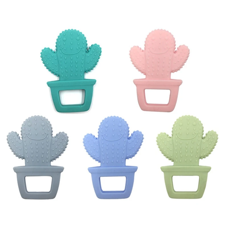 cactus silicone teether