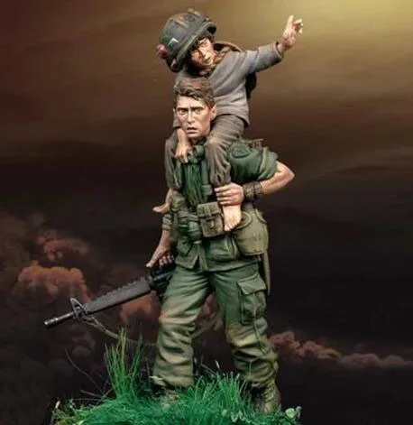 

75mm Resin Kits Vietnam War US Soldier (no base) Not Assembled Uncolored