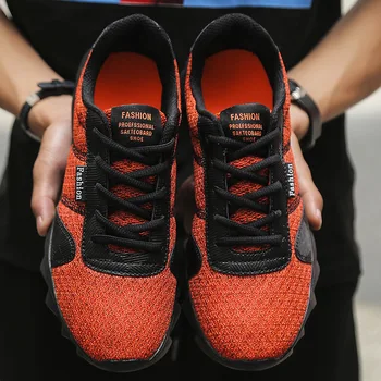 

2018 New Arrival Running Shoes For Men Outdoor Athletic Male Sneakers Breathable Lace-up Height Increasing Sport max Shoe