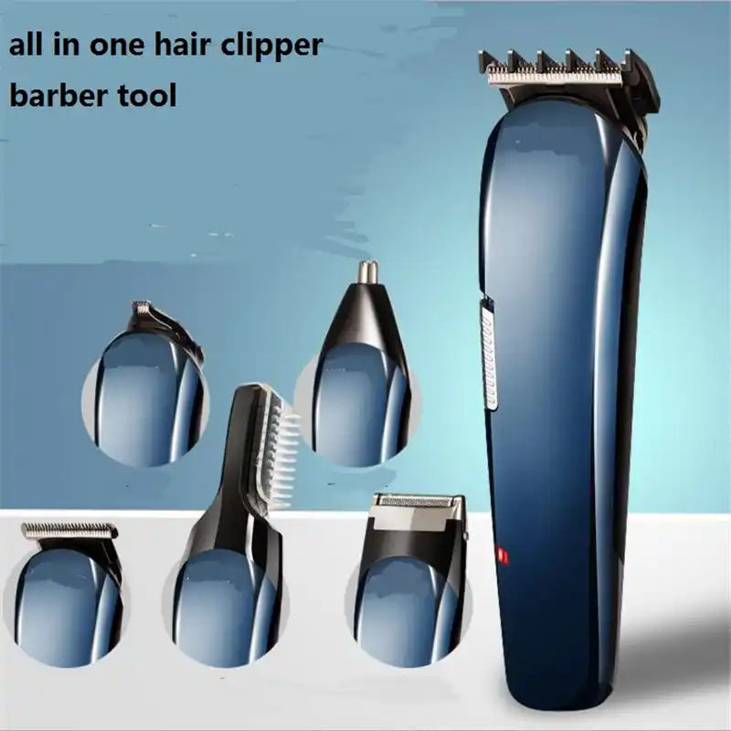 man grooming clippers