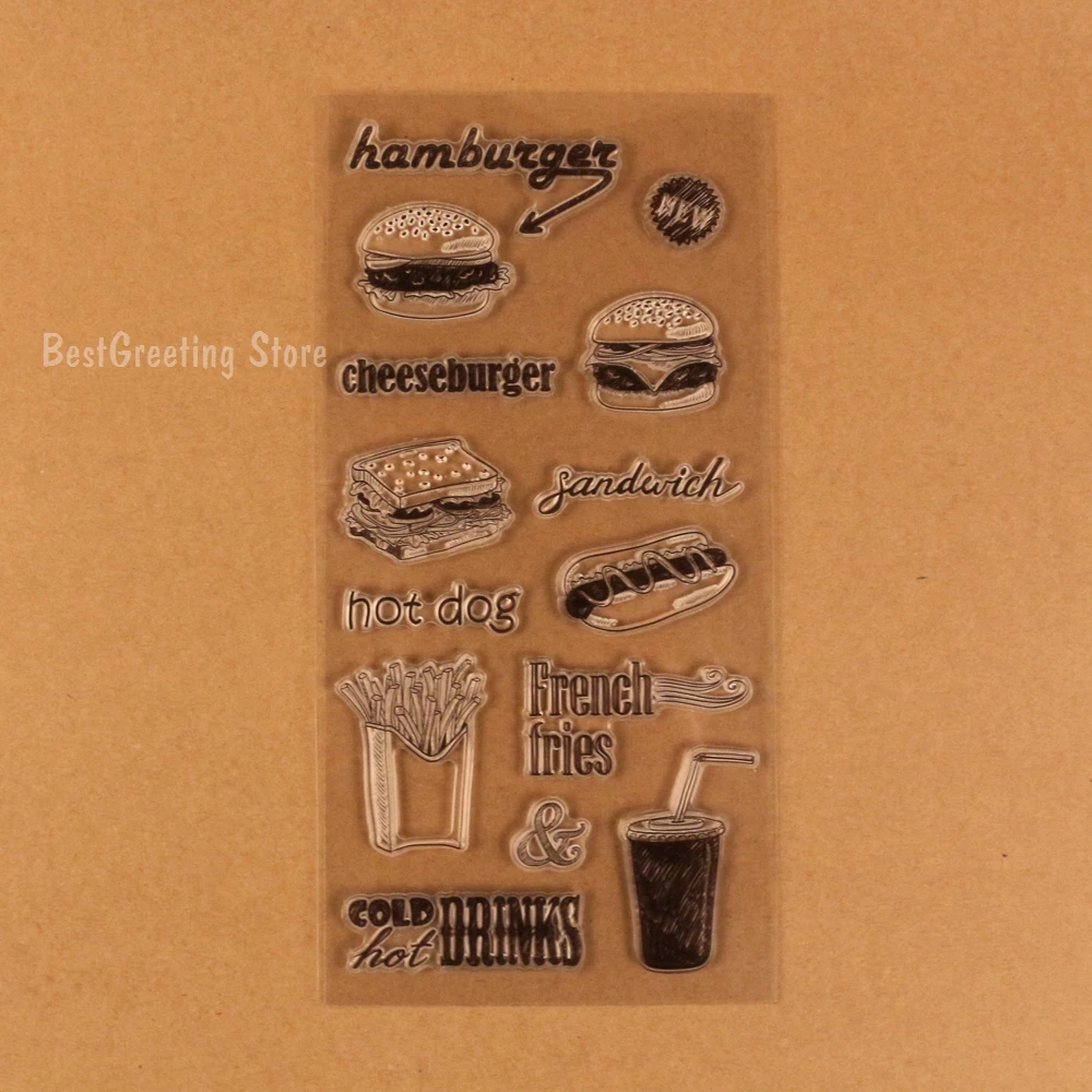 Buy Fast Food Stamps Scrapbook Photo Album Accessories