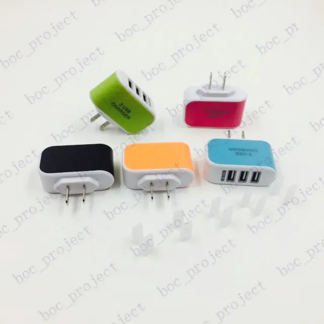 Surface 3 USB Wall Charger travel adapter 5V 3.1A US Metal AC Power Adapter ports plug for iphone Samsung phone 100pcs/lot | Мобильные