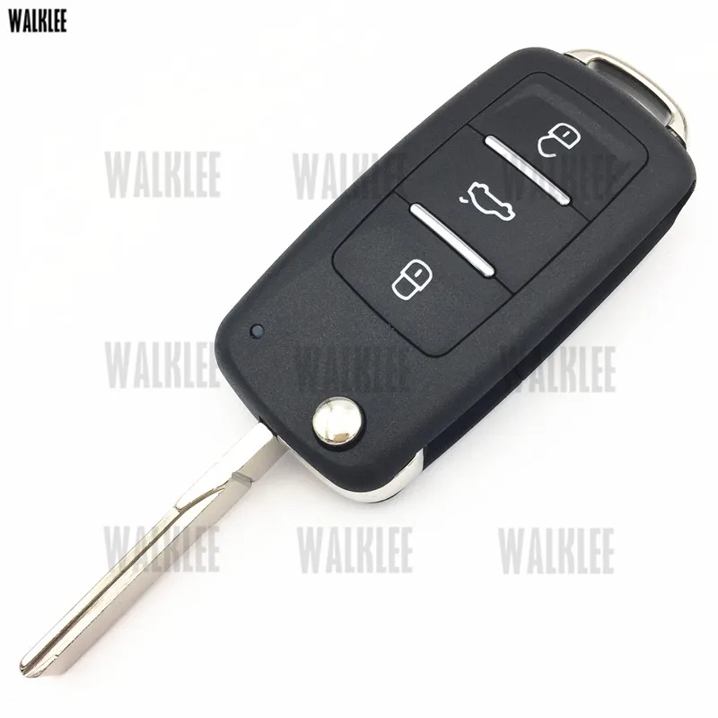 DWALKLEE дистанционный ключ 434 МГц для VW/VOLKSWAGEN 5K0837202 5K0 837 202 Beetle Caddy Golf Jetta Polo Tiguan Touran ID48 чип