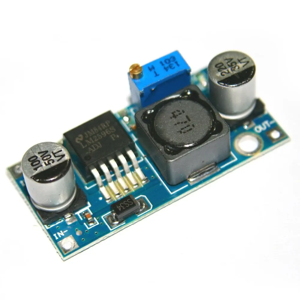

LM2596s DC-DC step-down power supply module 3A adjustable step-down module LM2596 voltage regulator 24V 12V 5V 3V