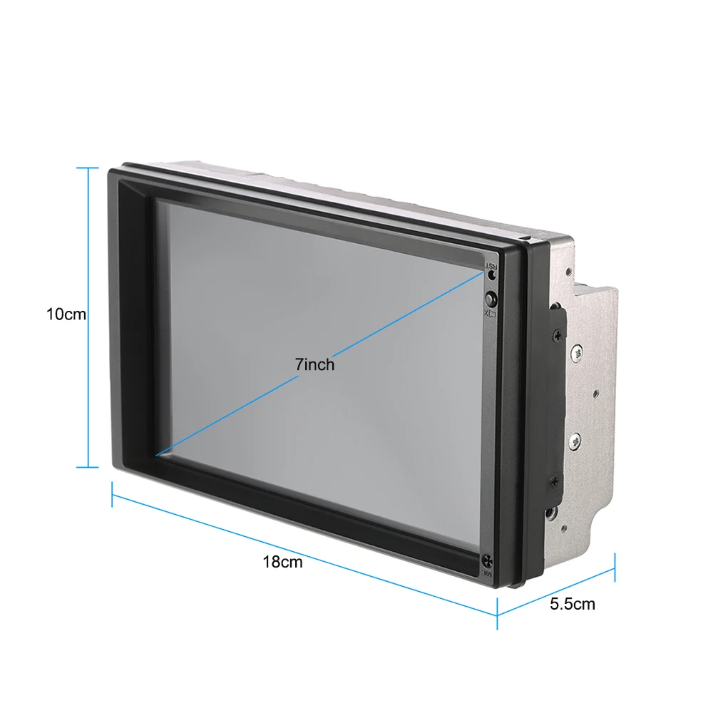 Best 7" Universal 2 Din Touch Screen Android 5.1 Car Stereo Radio Player GPS Navigation Multimedia Entertainment with BT WIFI AM/FM 6