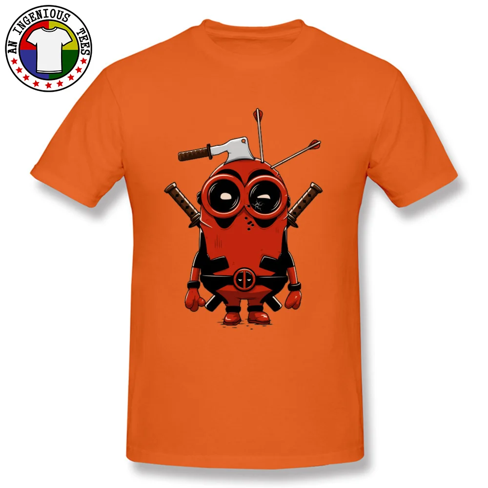 

Avengers Deadpool Minions Pegman Rush Anime T Shirts Marvel Funny Cartoon Comic Heroes Spiderman Cool Tops T-Shirt Men