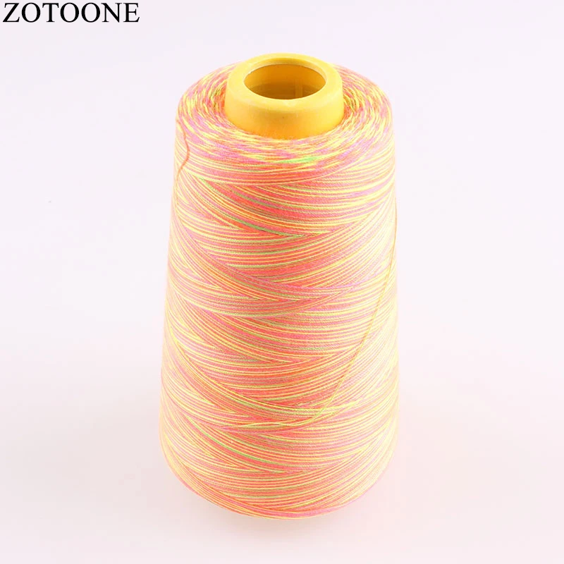 ZOTOONE 3000Y 40S/2 катушка швейная нить оверлок Полиэстер швейные нитки для кожаной