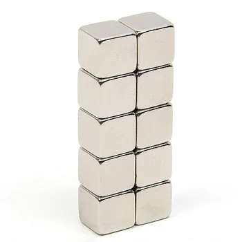 

Hakkin 10pcs N52 Rectangular Magnet Rare Earth 9.8*9.8*9.8mm Block NdFeB Neodymium Permanent Magnet
