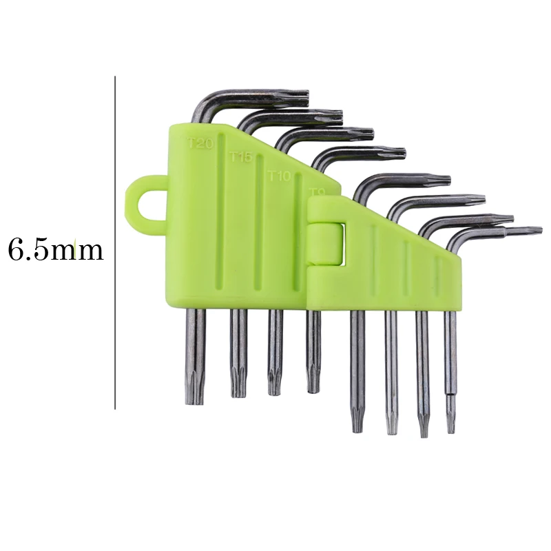 8pcs Mini Torx Screwdriver Set T5 T6 T7 T8 T9 T10 T15 T20 Repair Tools Set Chave De Fenda - Image 3