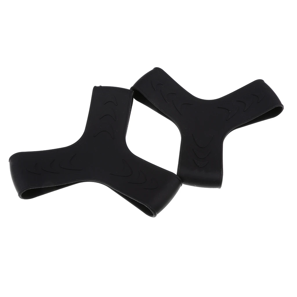 2Pcs Rubber Fin Keepers Holder Scuba Diving Equipment Underwater Sports Snorkeling Accessory Black