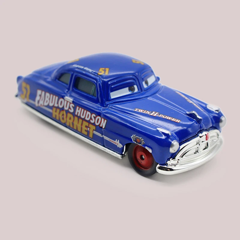 Оригинальные Pixar; автомобили; литье под давлением Doc Сказочный Hudson Hornet металлический сплав милый игрушечный автомобиль для детей 1:55 Свободный Новое