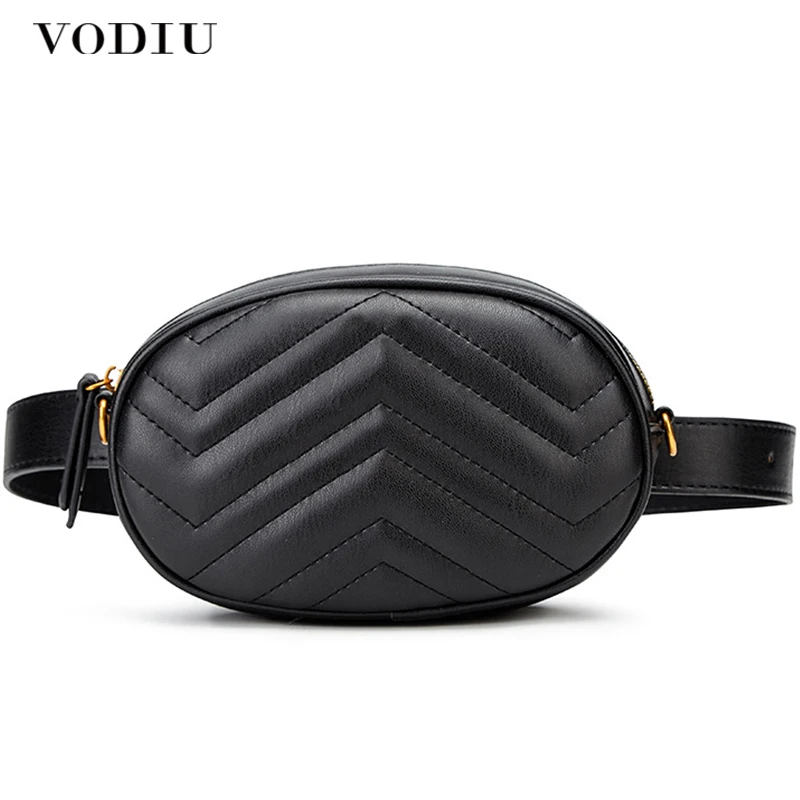 

Waist Bags Women PU Leather Fanny Pack Bags For Ladies Casual Luxury Brand Pack Fashion Small Chest Handbag Women Belt Bags