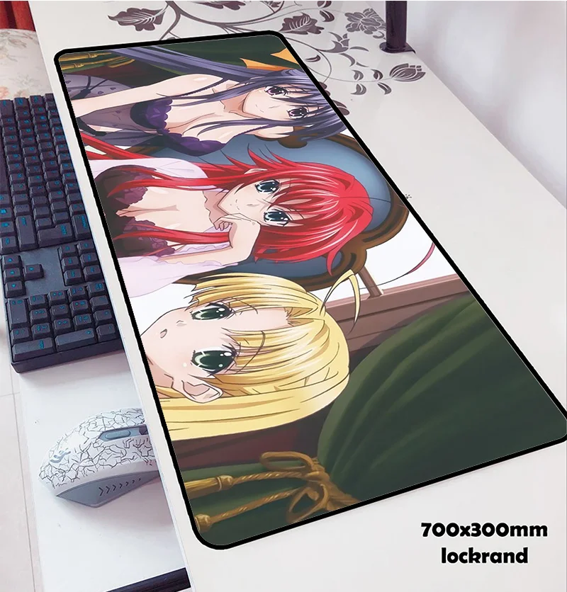 Высокая школа DXD коврики для мыши 70x30 см площадку для мышь Notbook коврик для компьютерной мышки милые игровой коврик для мыши геймер к