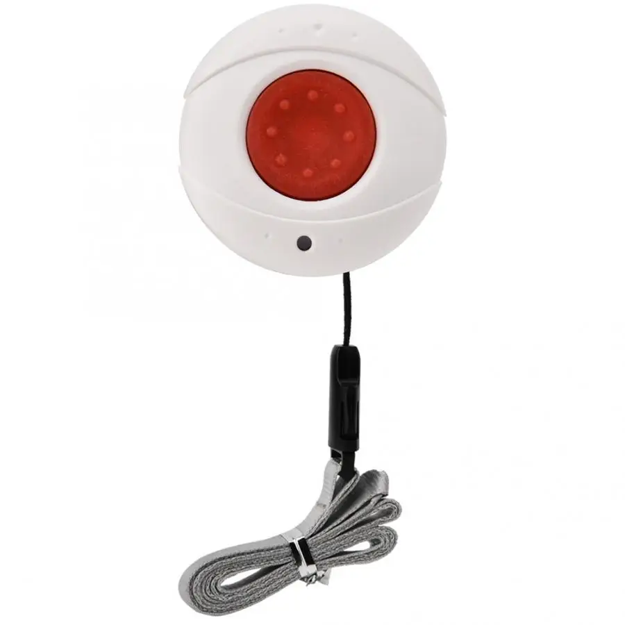 

433MHz Wireless Emergency Button Security Alarm System for Nursing Home Hospital red